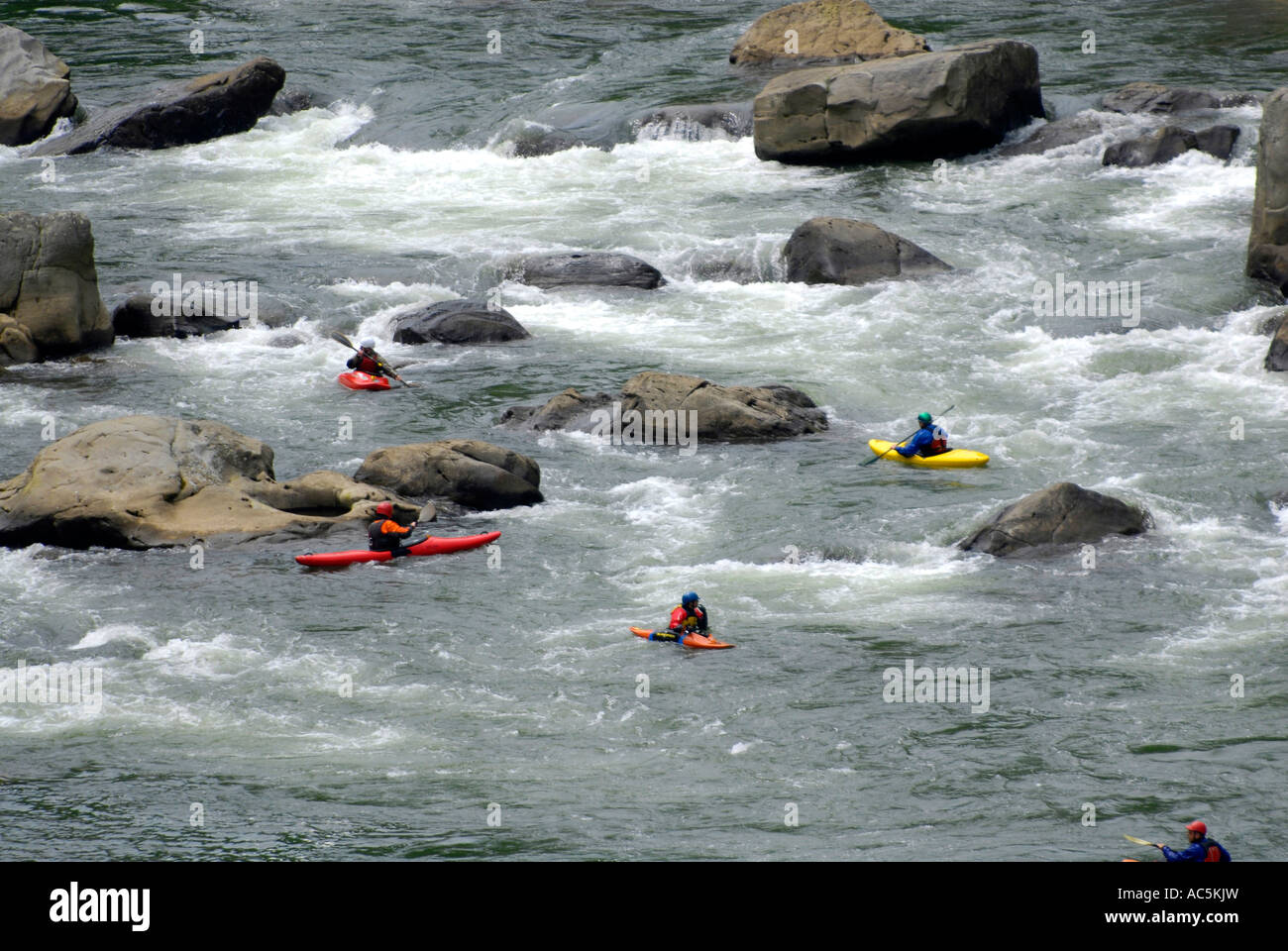 White water rafting on the Younghiogheny River in the Ohiopyle State