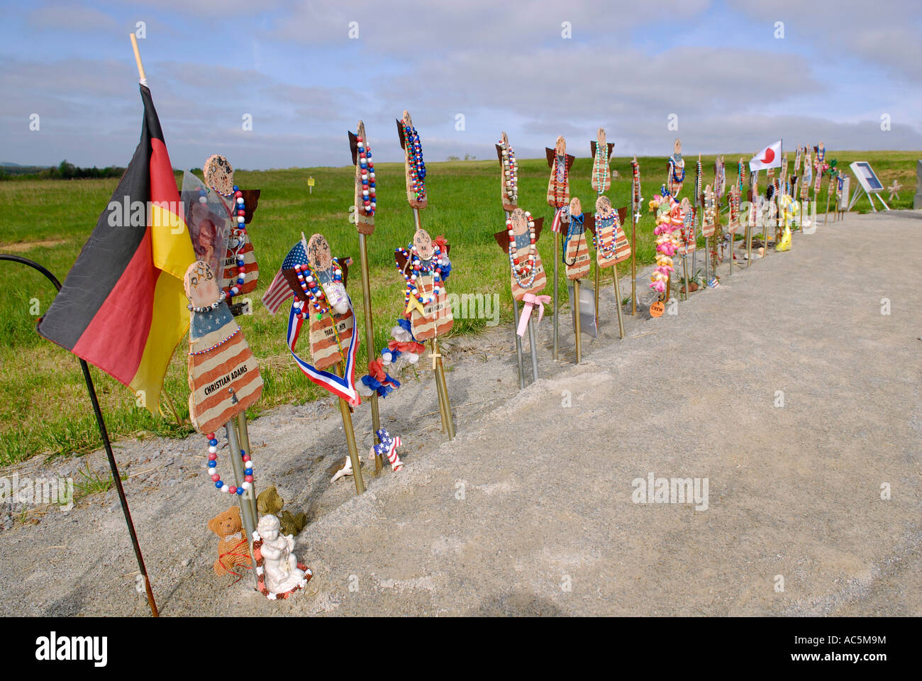 Shanksville Pennsylvania sight of the crash of United Airlines flight