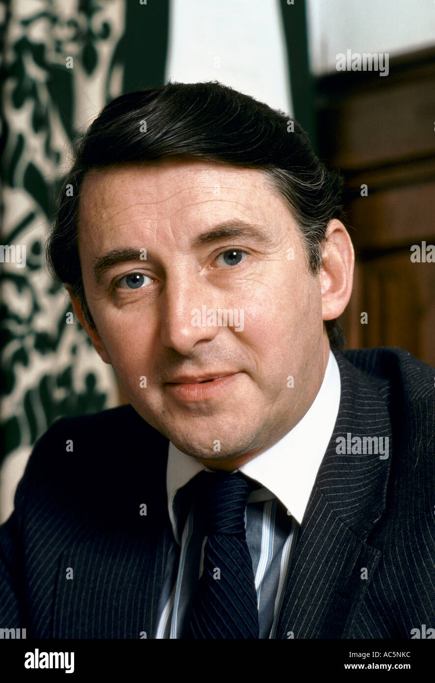 British Scottish politician David Steel Liberal Party Leader in his parliament office Stock Photo