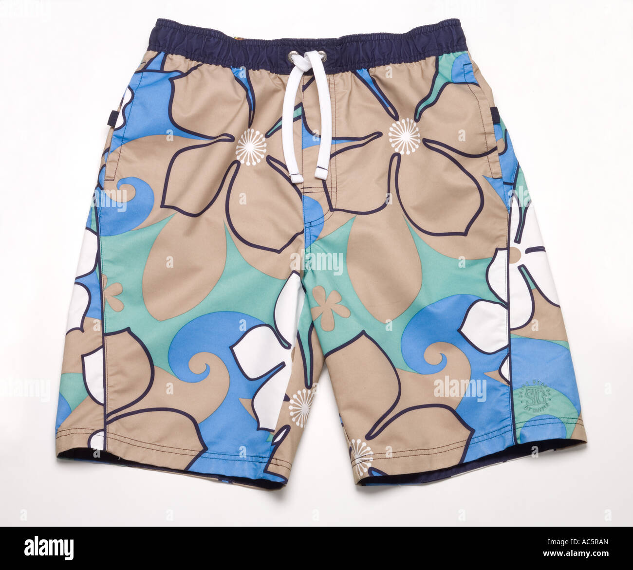 mens beach shorts Stock Photo