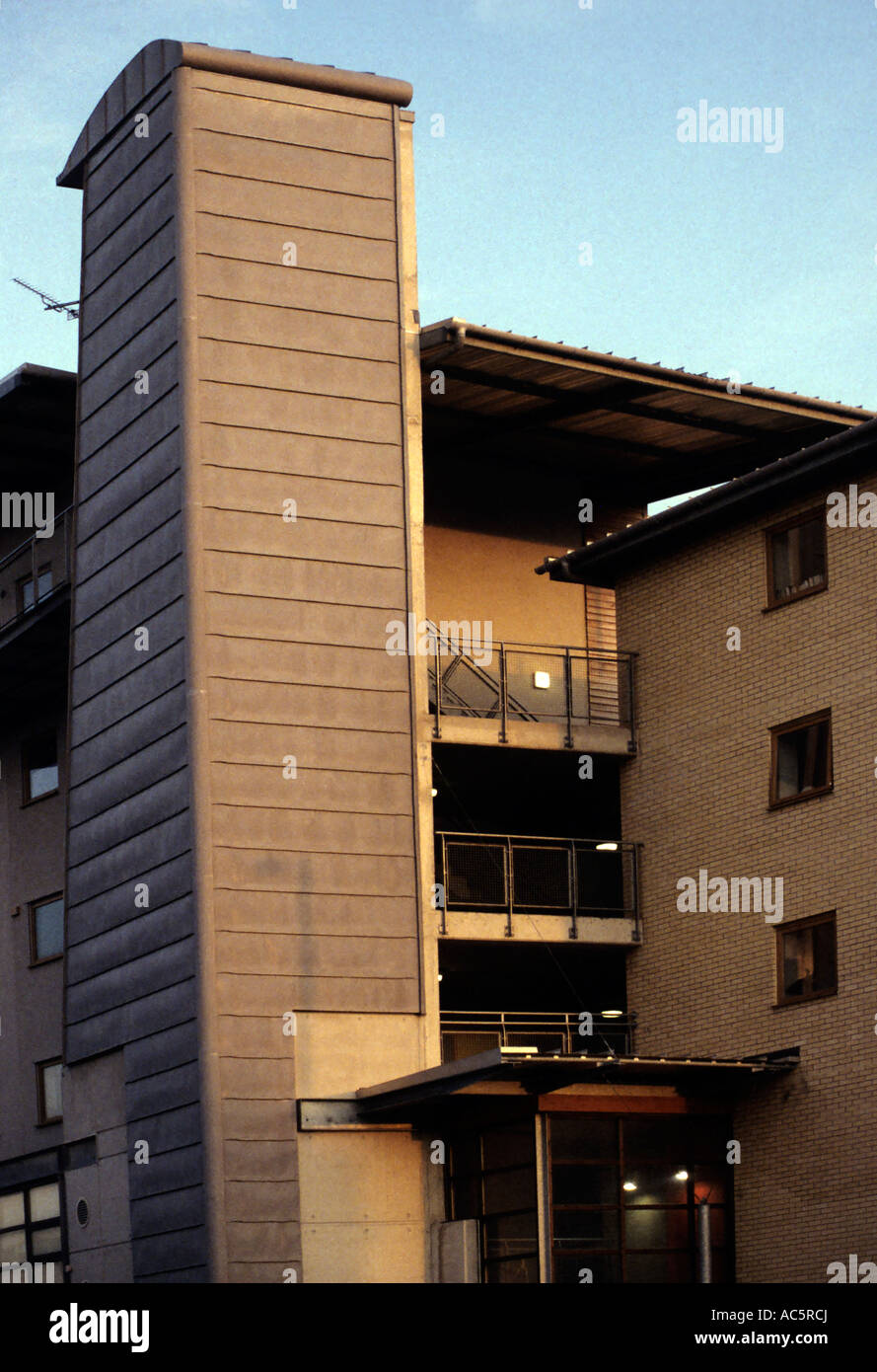 The 'yellow bricks', 41 Old Birley Street, Hulme, Manchester, UK Stock Photo