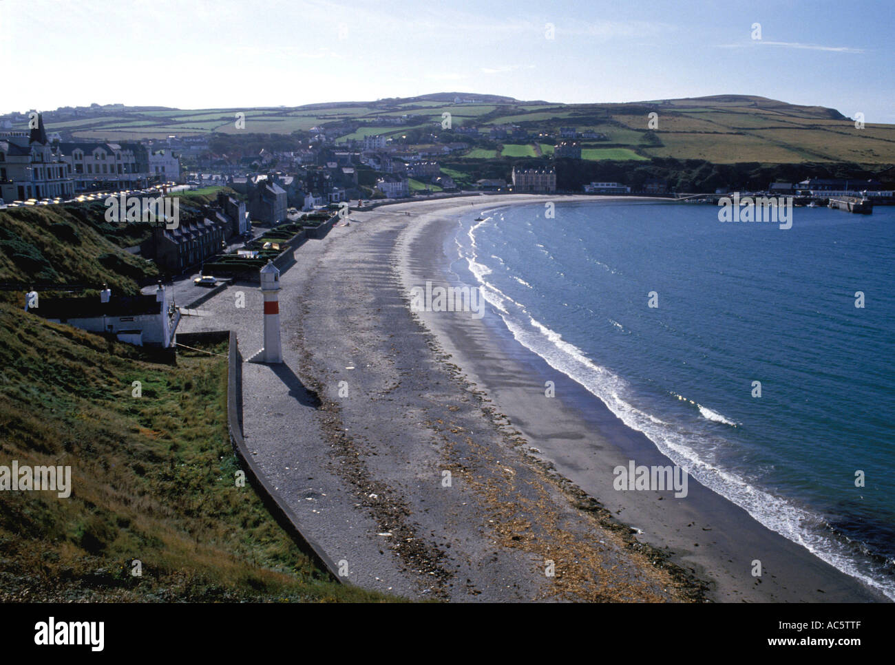 Sea front at Port St Marys Isle of Man United Kingdom May 1986 Stock