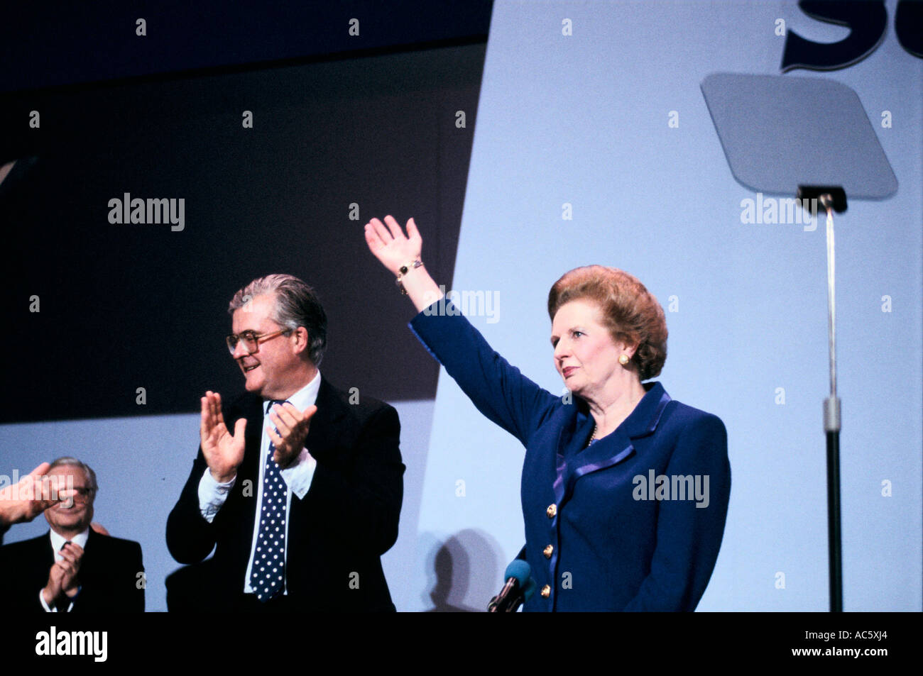 THATCHER BAKER BOURNEMOUTH CONFERENCE 1990 Stock Photo