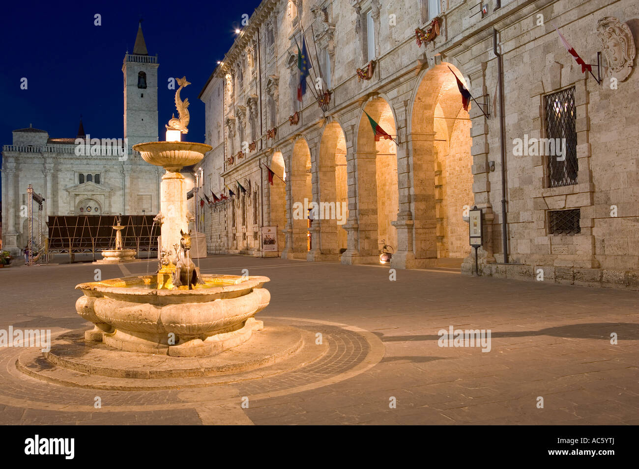 Ascoli Piceno The Marche Italy Stock Photo