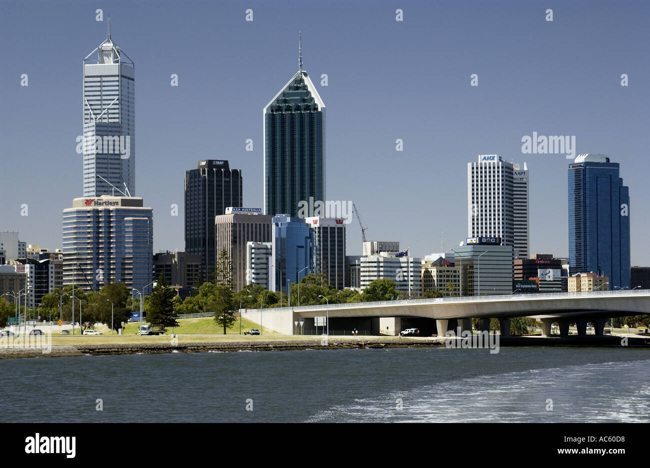 City of Perth in Western Australia Stock Photo