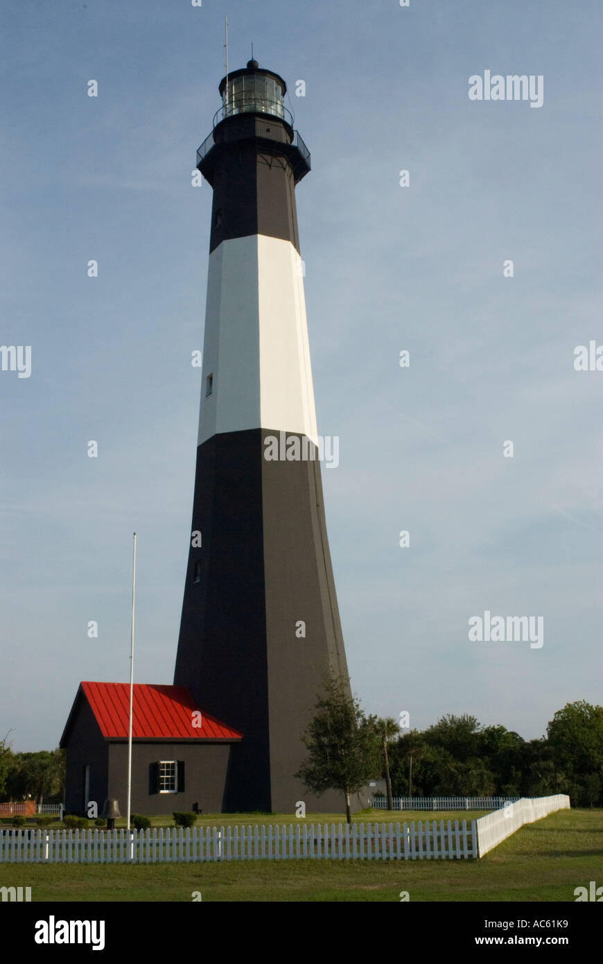 Tybee Island Lighthouse Georgia USA Stock Photo