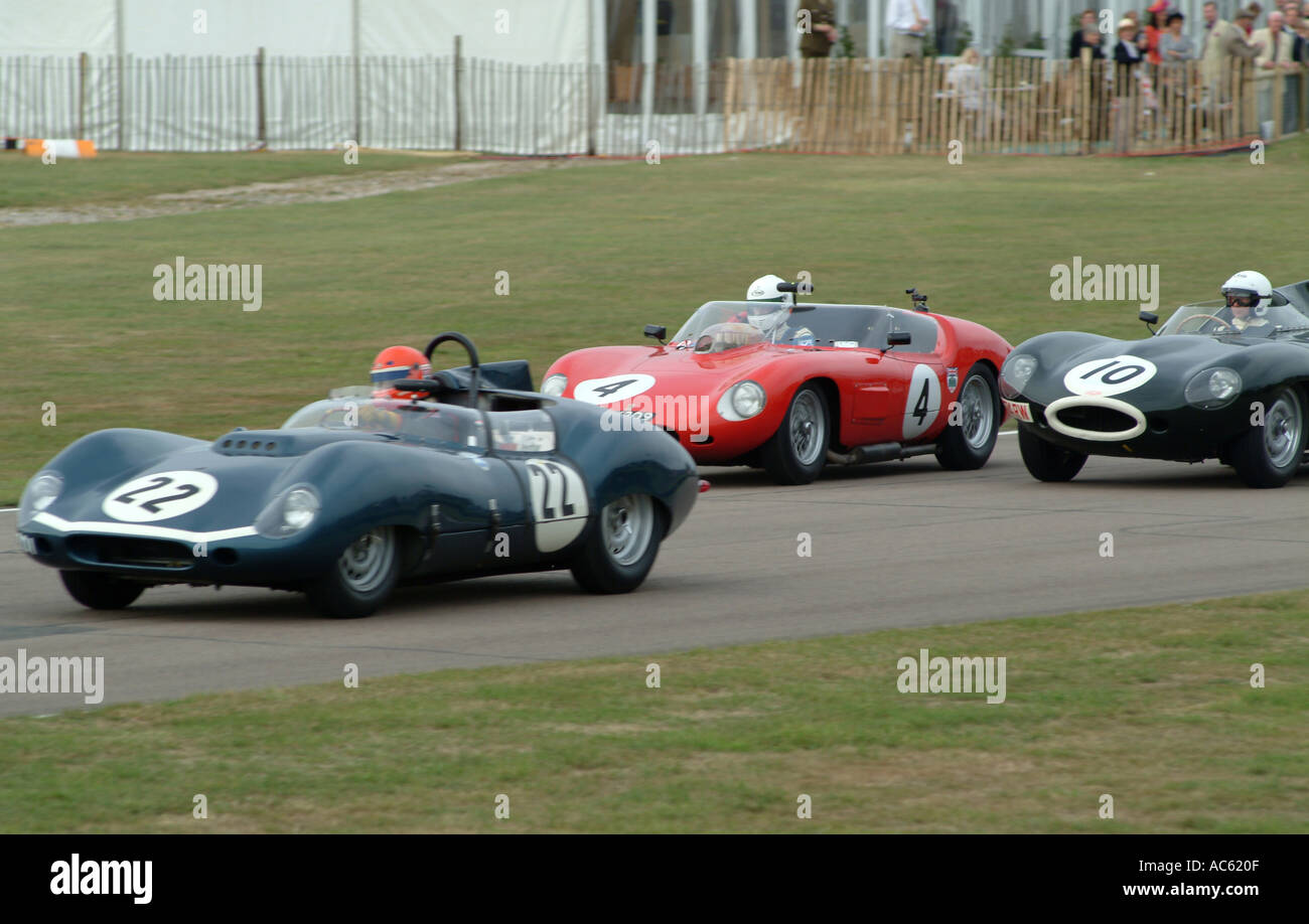 Row five D-Type Jaguars team which won Le Mans Grand Prix
