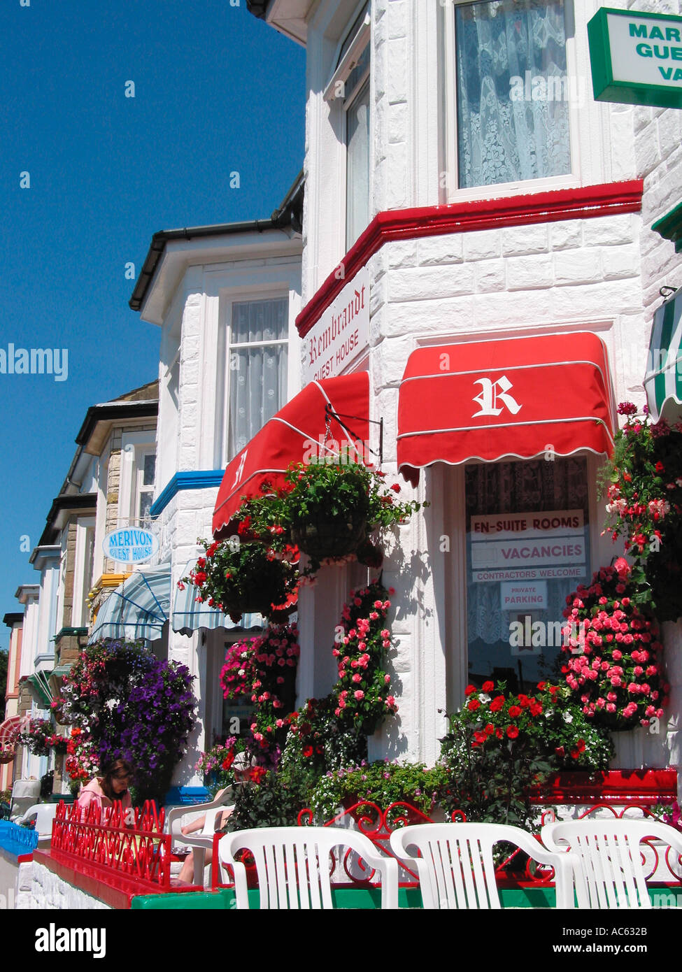 British Bed and Breakfast Stock Photo Alamy
