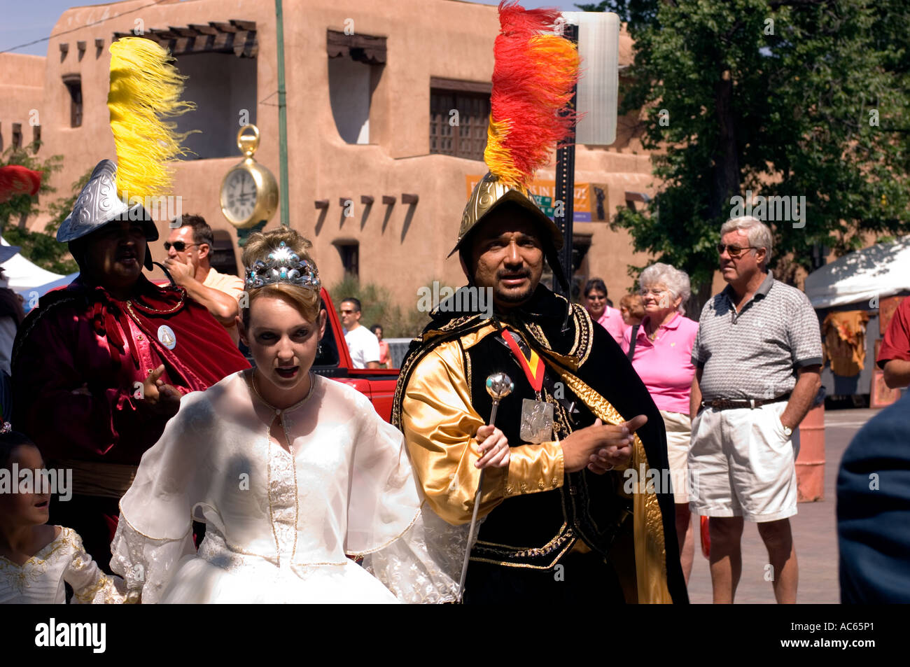 New mexico santa fe fiesta de santa fe don diego hires stock