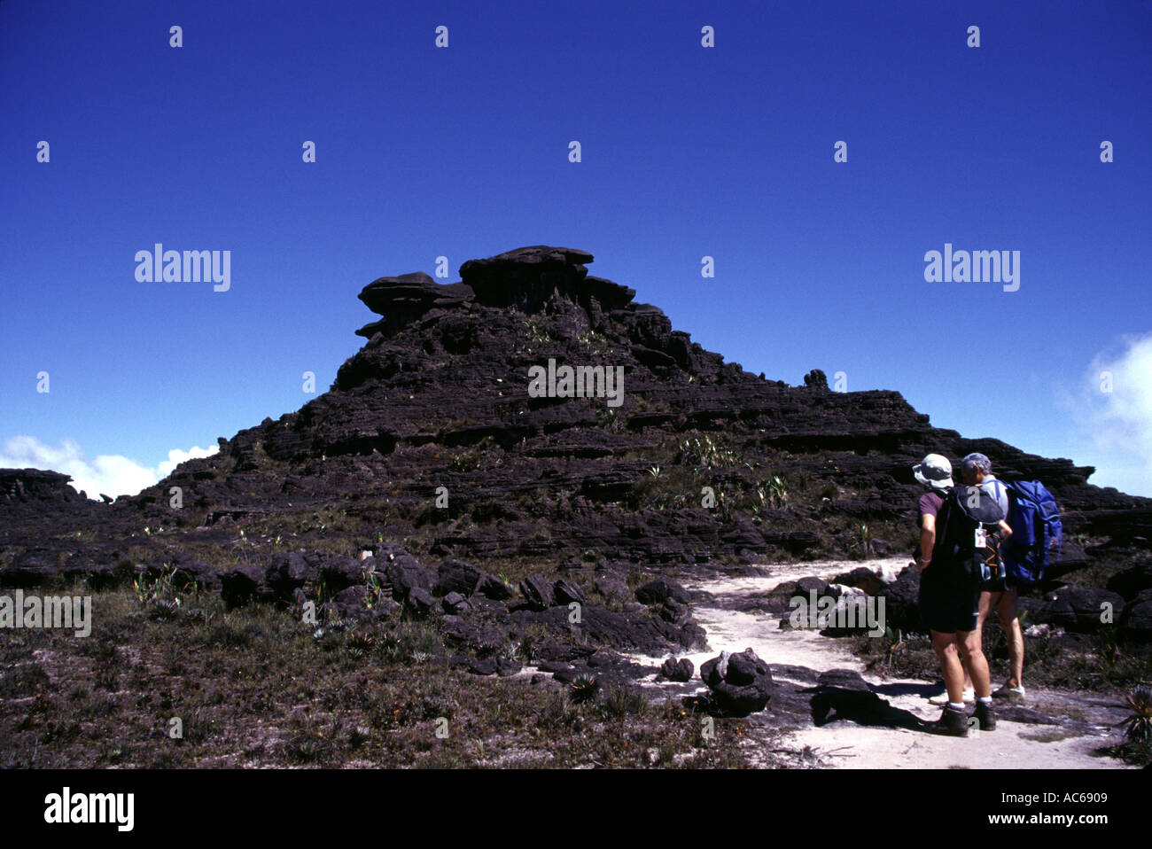 venezuela the top of the table top mountain roraima made famous by