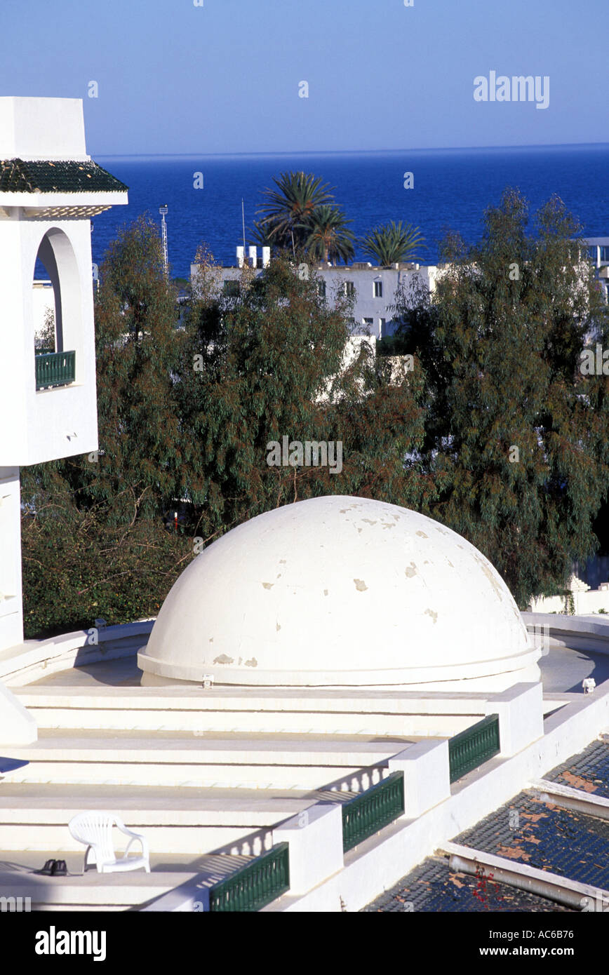view from hotel royal kenz port el kantoui tunisia Stock Photo
