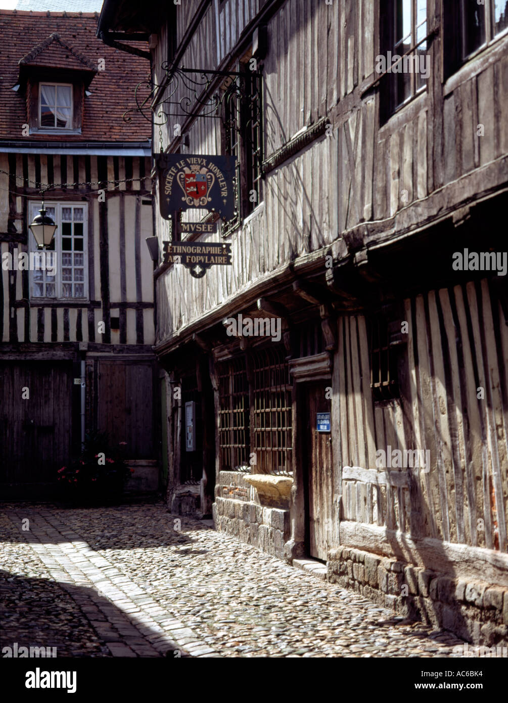 Honfleur, the old town, Normandy, Northern France Stock Photo