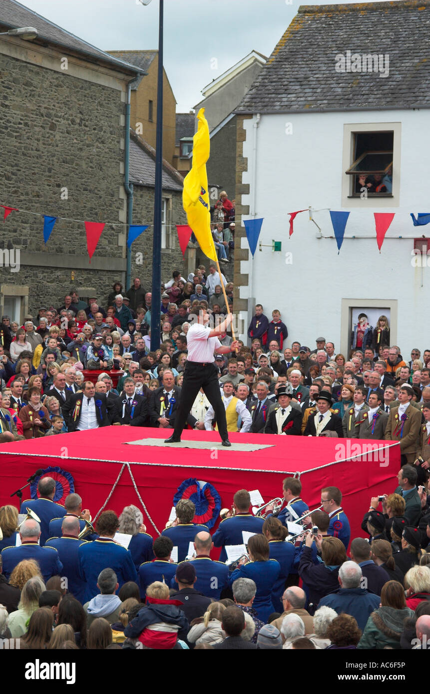 Selkirk Common Riding Exiles Standard Bearer Casting of the Colours