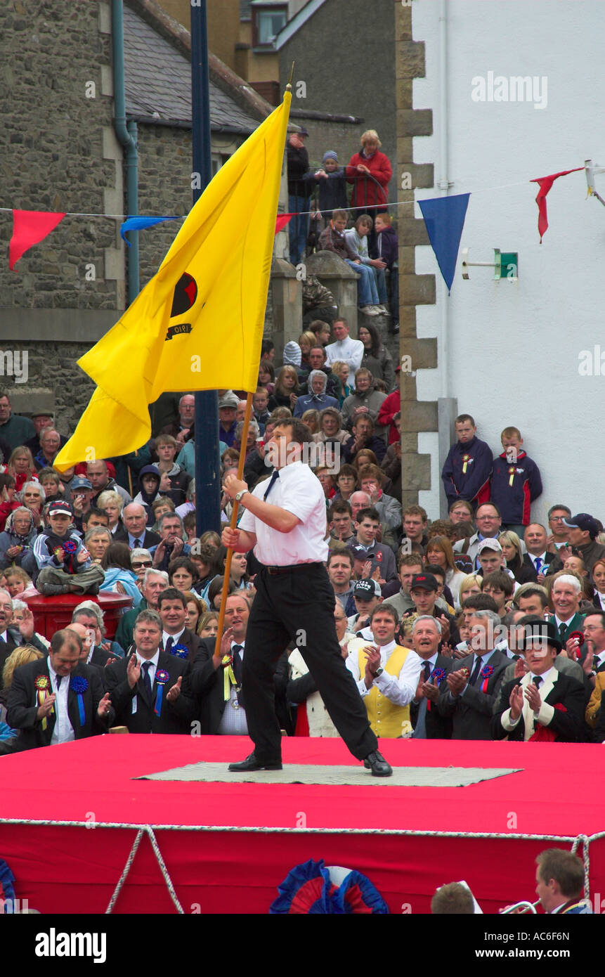 Selkirk Common Riding Exiles Standard Bearer Casting of the Colours