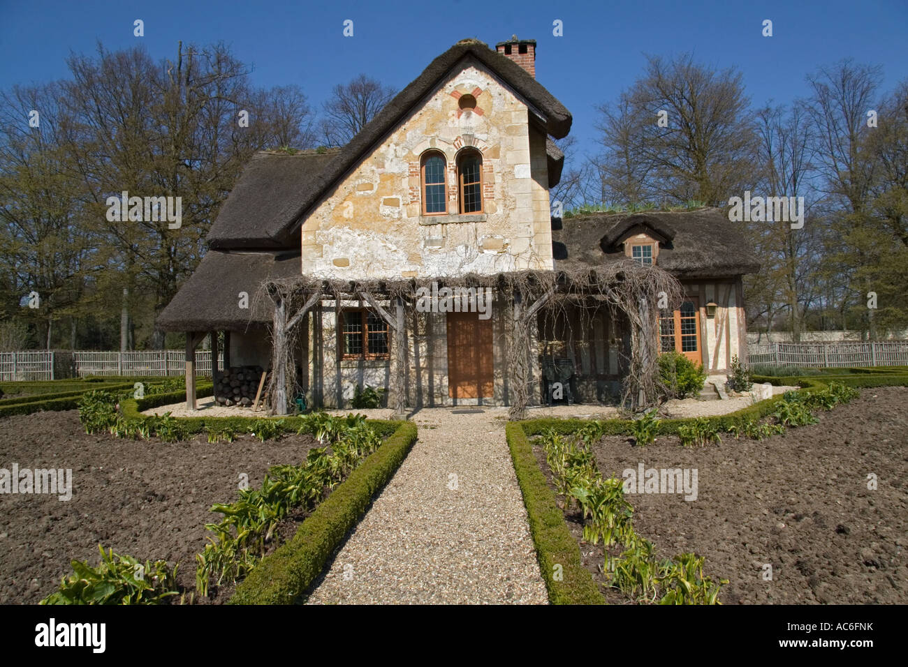 Queen's Hamlet Estate Versailles France Stock Photo