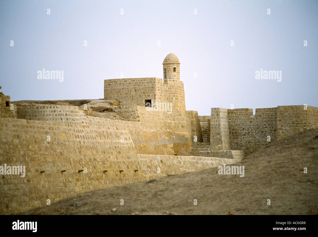 Bahrain Fort Delmon Civilisation 2500bc Stock Photo