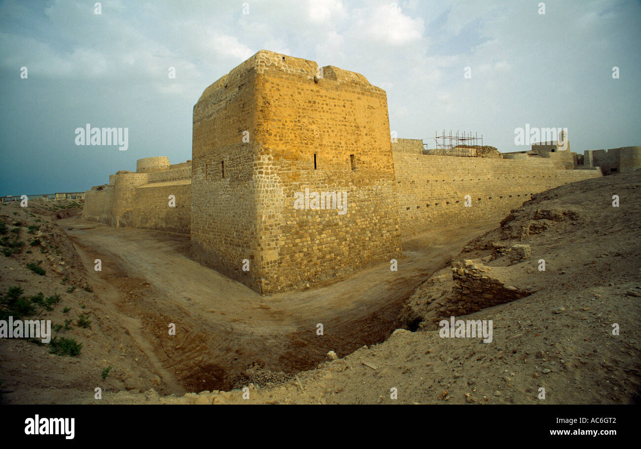 Bahrain Fort Delmon Civilisation - 2500 Bc Stock Photo