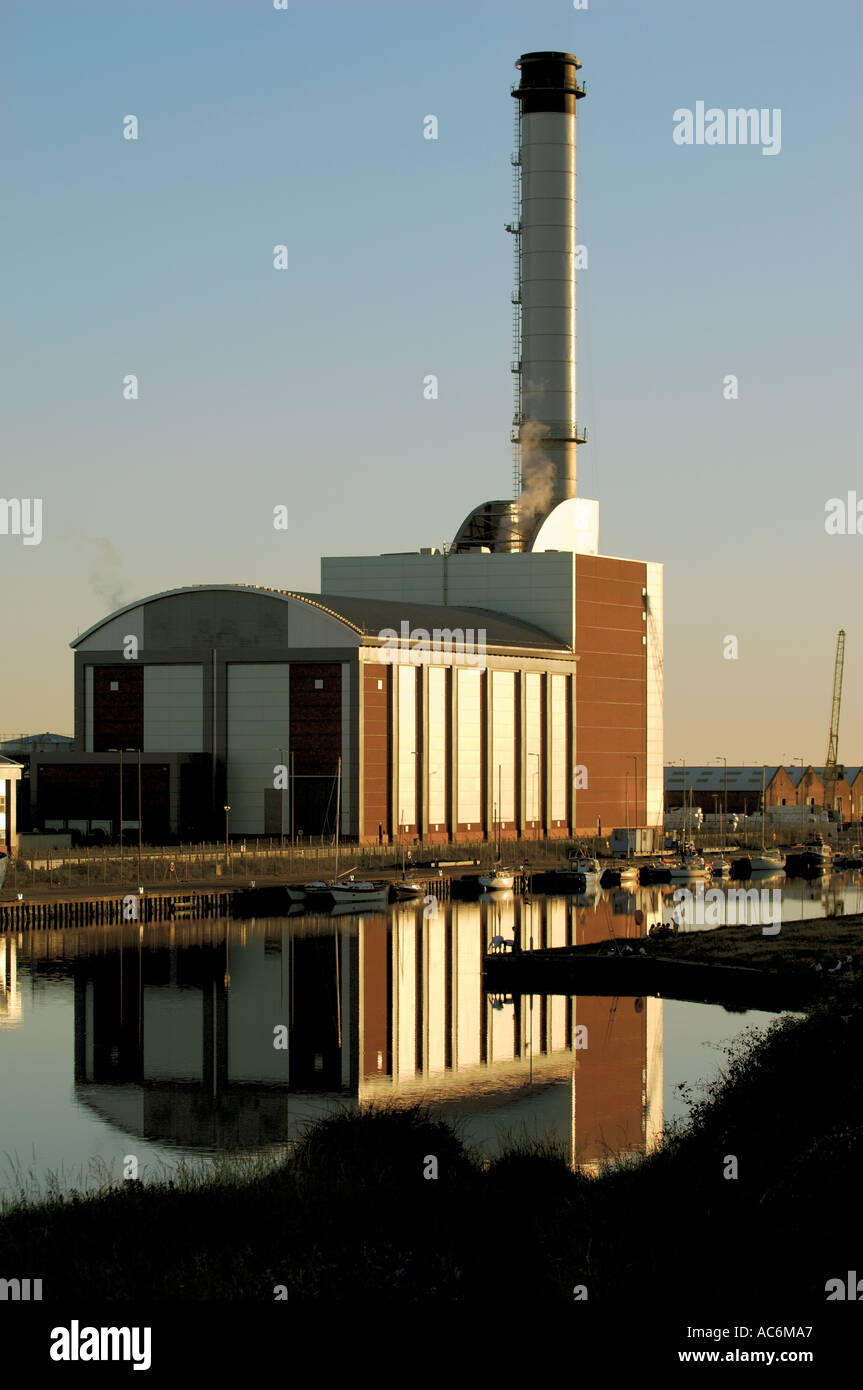 gas fired power station Shoreham West Sussex England Stock Photo Alamy