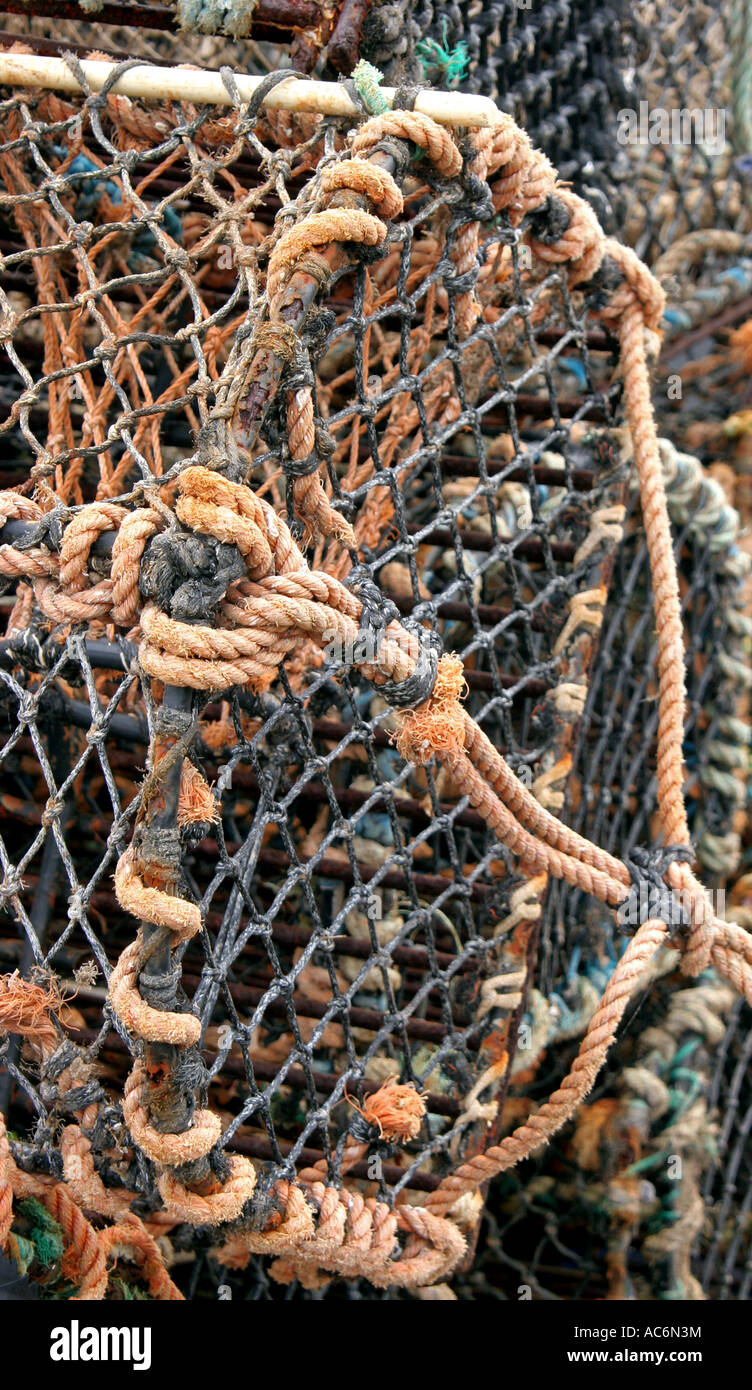 Lobster pots piled,Norfolk,England,UK Stock Photo Alamy