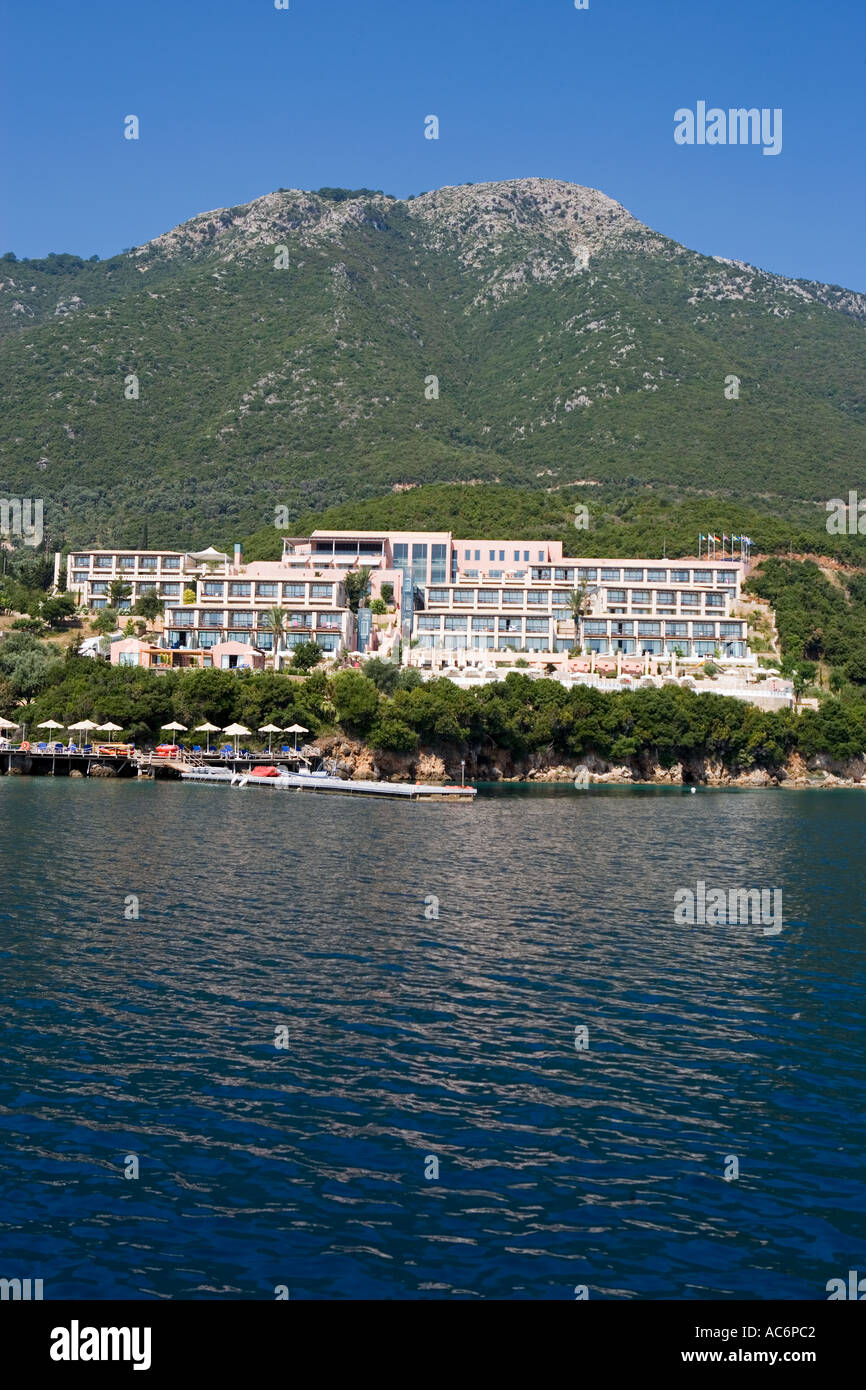 IONIAN BLUE HOTEL NIKIANA LEFKADA GREECE Stock Photo