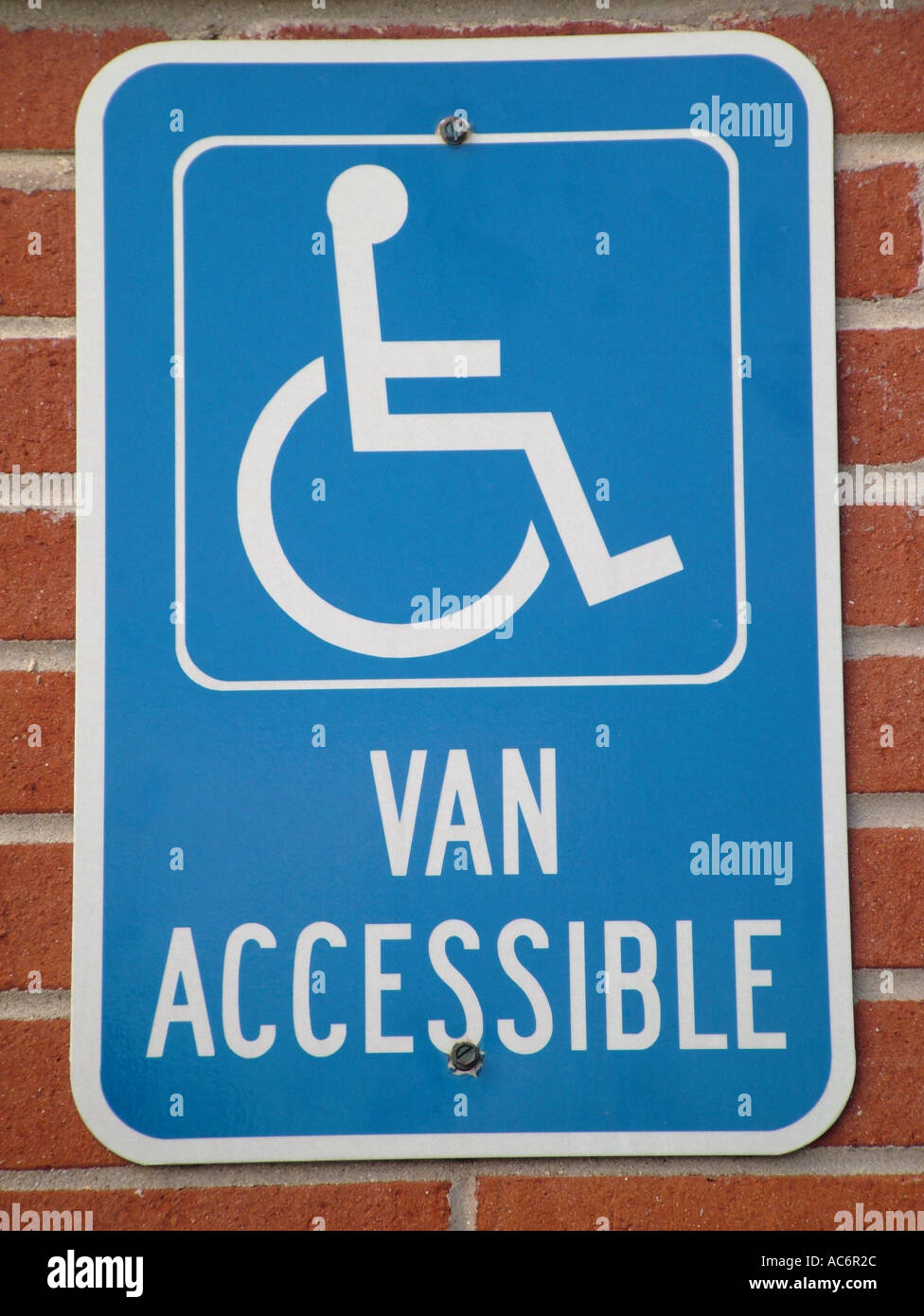 AJD42961, parking sign, Handicap Parking Only, Van Accessible Stock