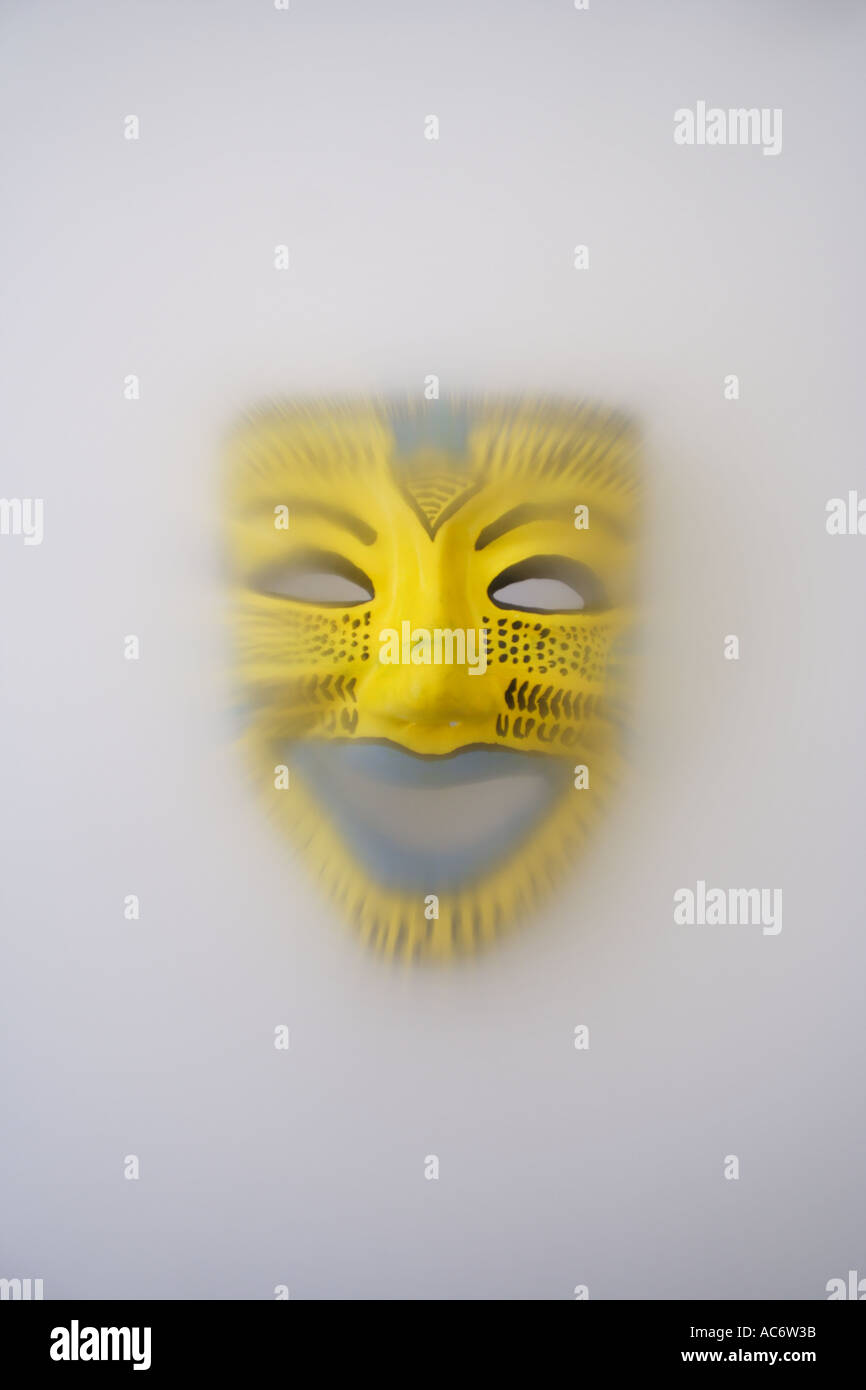 Download Yellow And Blue Painted Mask On White Background Bapd2382 Stock Photo Alamy PSD Mockup Templates