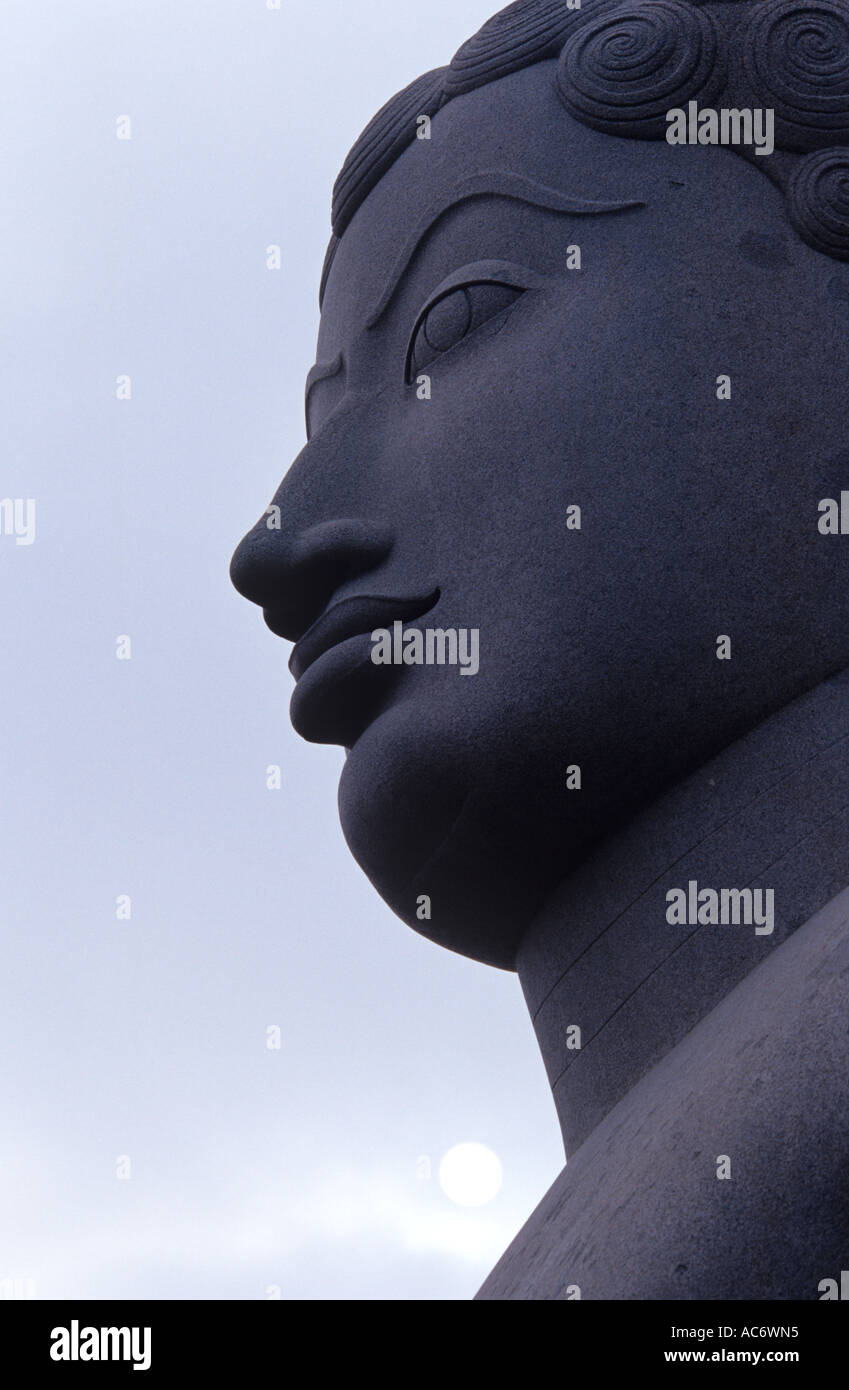 STATUE OF GOMATESHWARA IN SHRAVANABELGOLA KARNATAKA Stock Photo Alamy