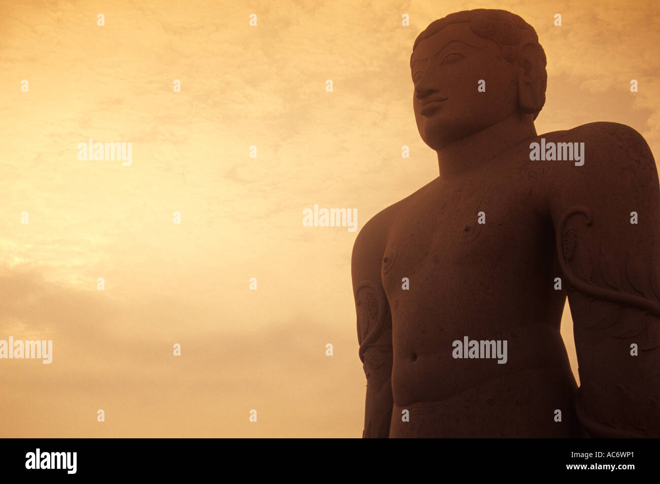 STATUE OF GOMATESHWARA IN SHRAVANABELGOLA KARNATAKA Stock Photo Alamy