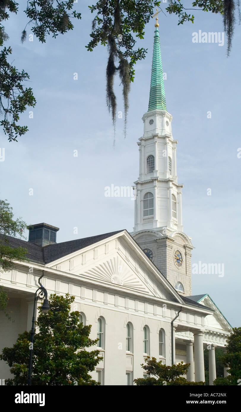 Church in Savannah Georgia Stock Photo - Alamy