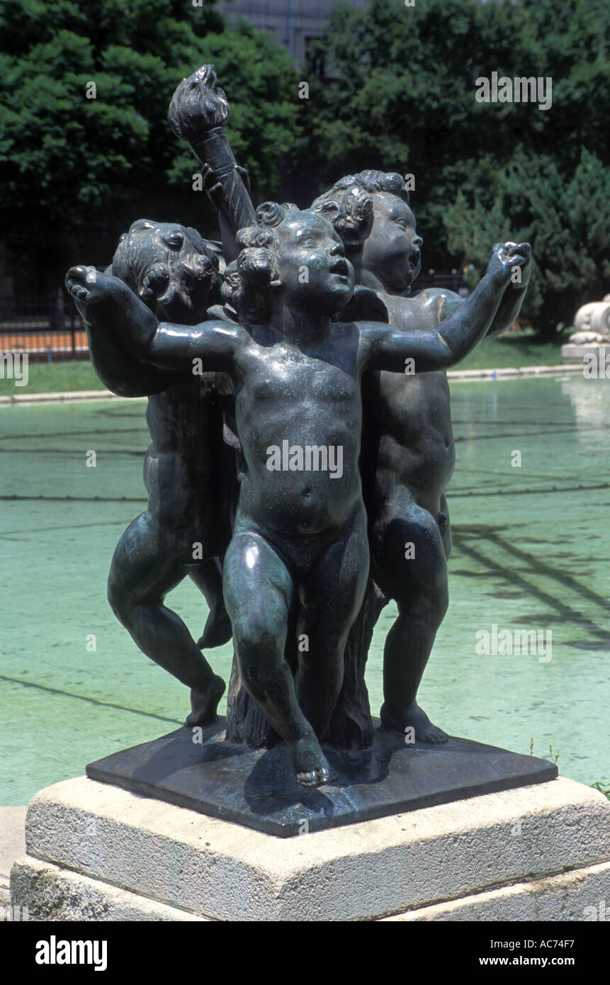 CHERUBS are part of the MONUMENTO A LOS DOS CONGESOS BUENOS AIRES ARGENTINA Stock Photo