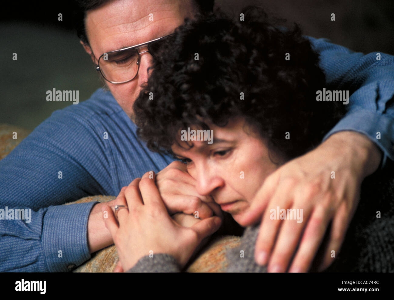 Wife grieving at husband hi-res stock photography and images - Alamy