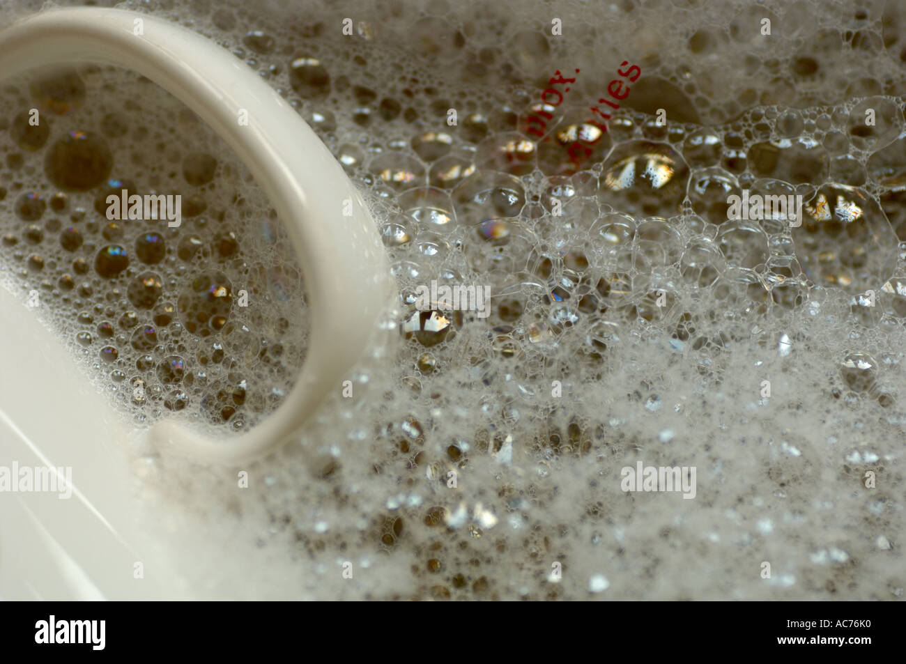 Soap suds mug hi-res stock photography and images - Alamy