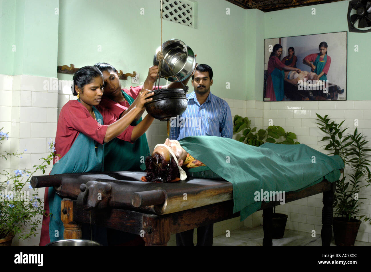 AYURVEDA TREATMENT IN KERALA Stock Photo Alamy
