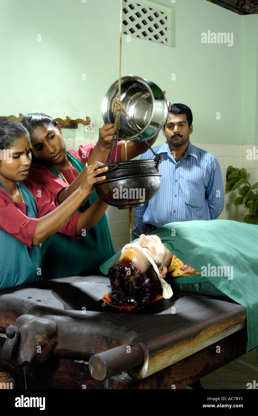 AYURVEDA TREATMENT IN KERALA Stock Photo Alamy