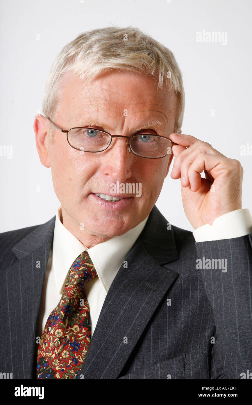 Businessman with glasses Stock Photo