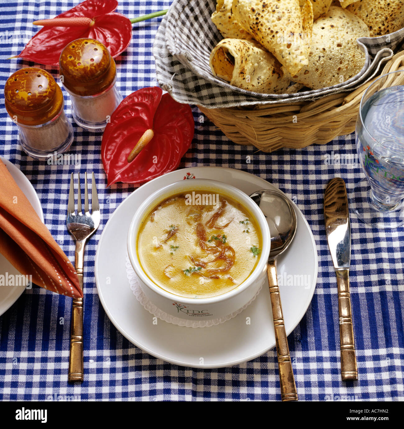 CHICKEN SOUP, KERALA CUISINE Stock Photo Alamy