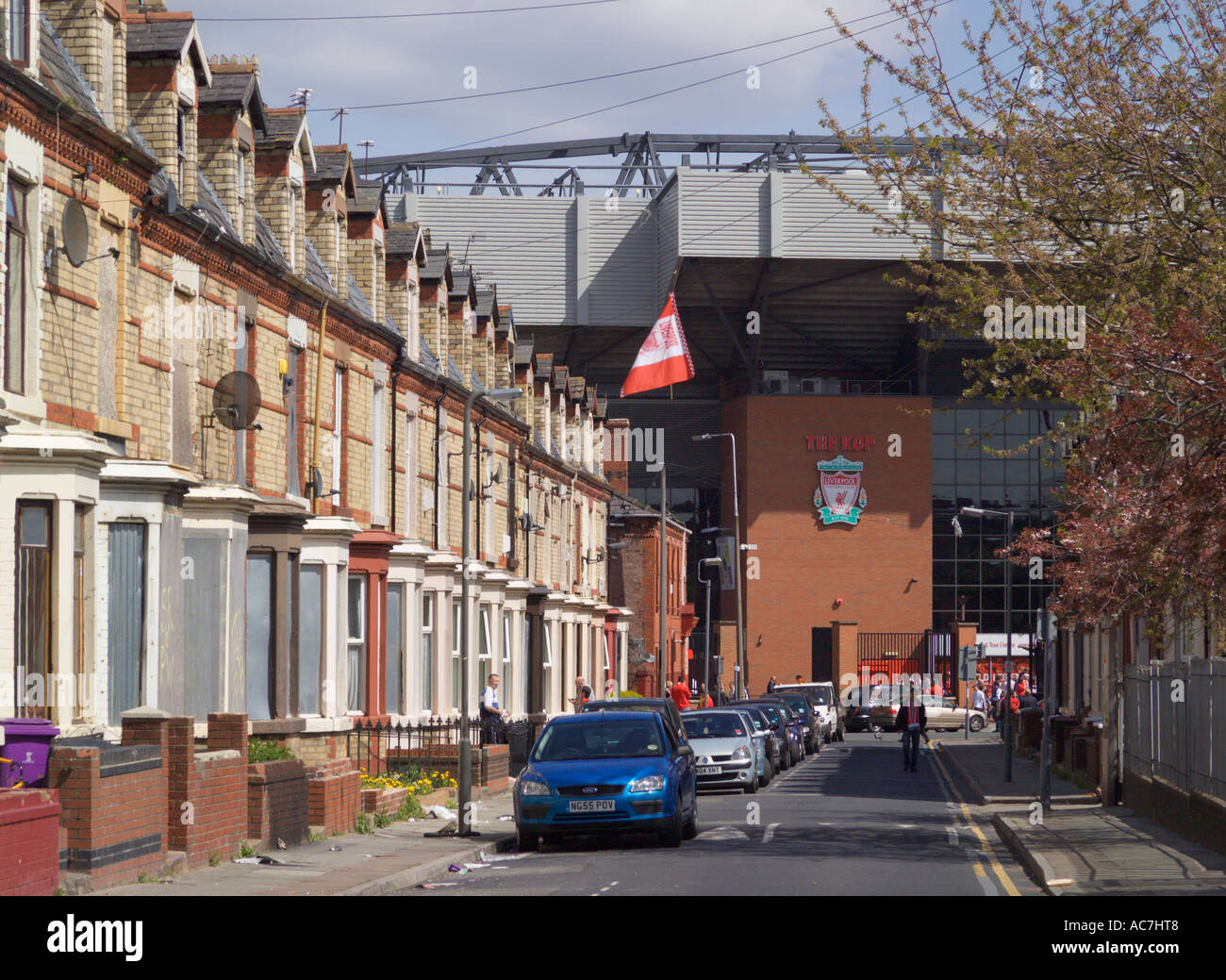 Liverpool Football Club Anfield Road Anfield Liverpool Merseyside England Stock Photo