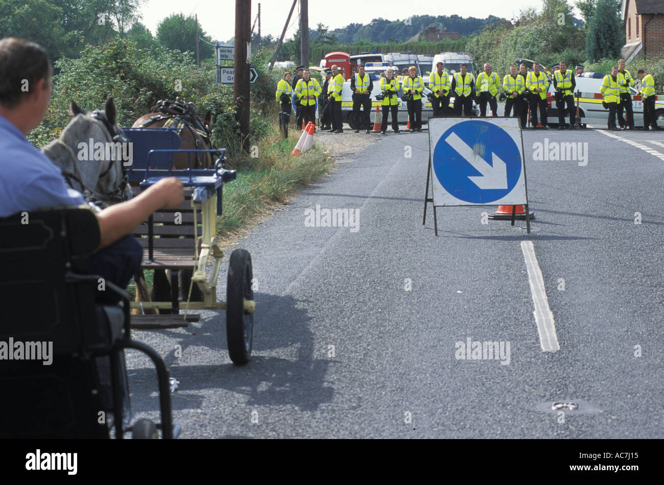 Romany gypsies at the Horsmonden horse fair in Kent Stock Photo Alamy