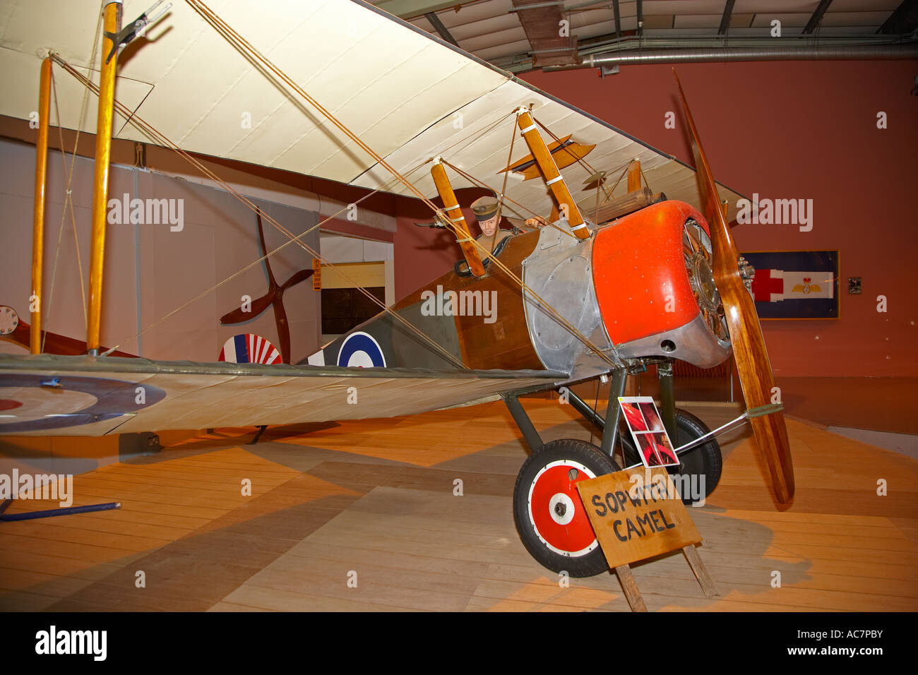 Sopwith Camel, Fleet Air Arm Museum, Yeovilton, Somerset, England, UK Stock Photo