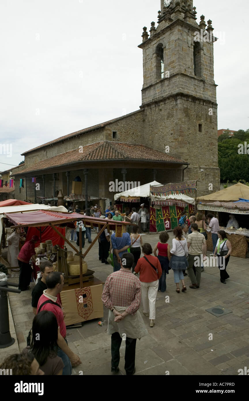 Basques Medieval Medieval market, Balmaseda, Basque Country, Spain Stock Photo - Alamy