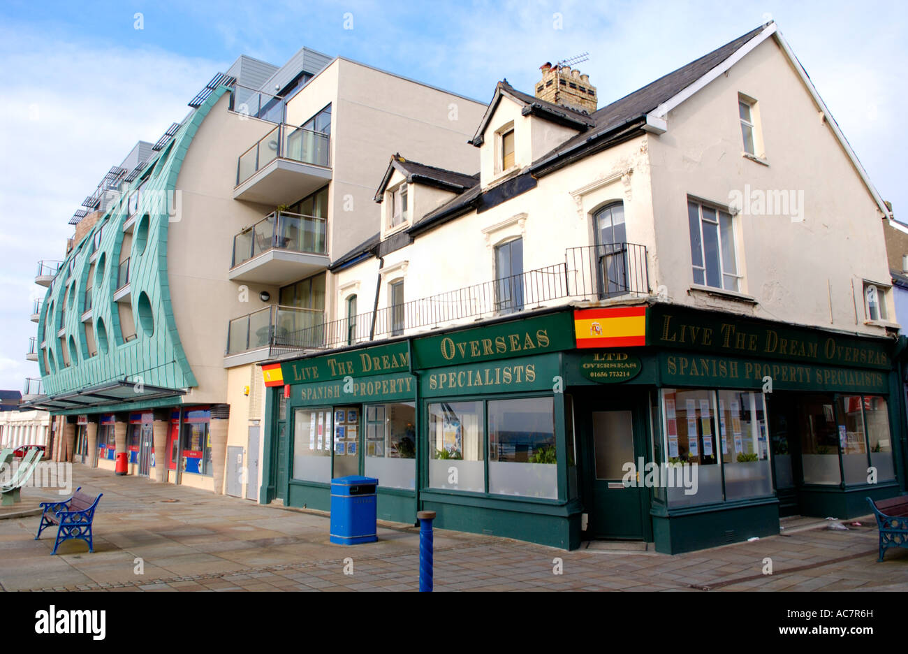 Award winning apartment building Esplanade House Porthcawl South Wales
