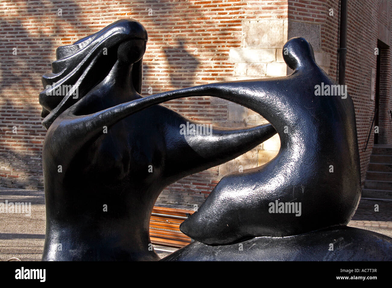 Sculpture in the Place de Charles de Gaulle, Toulouse, France Stock Photo