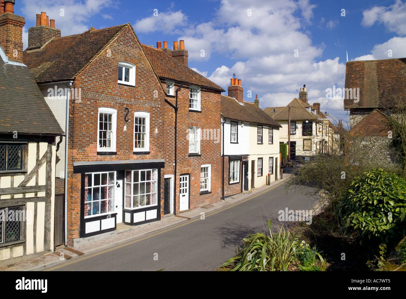 The village of Cobham Kent Stock Photo Alamy