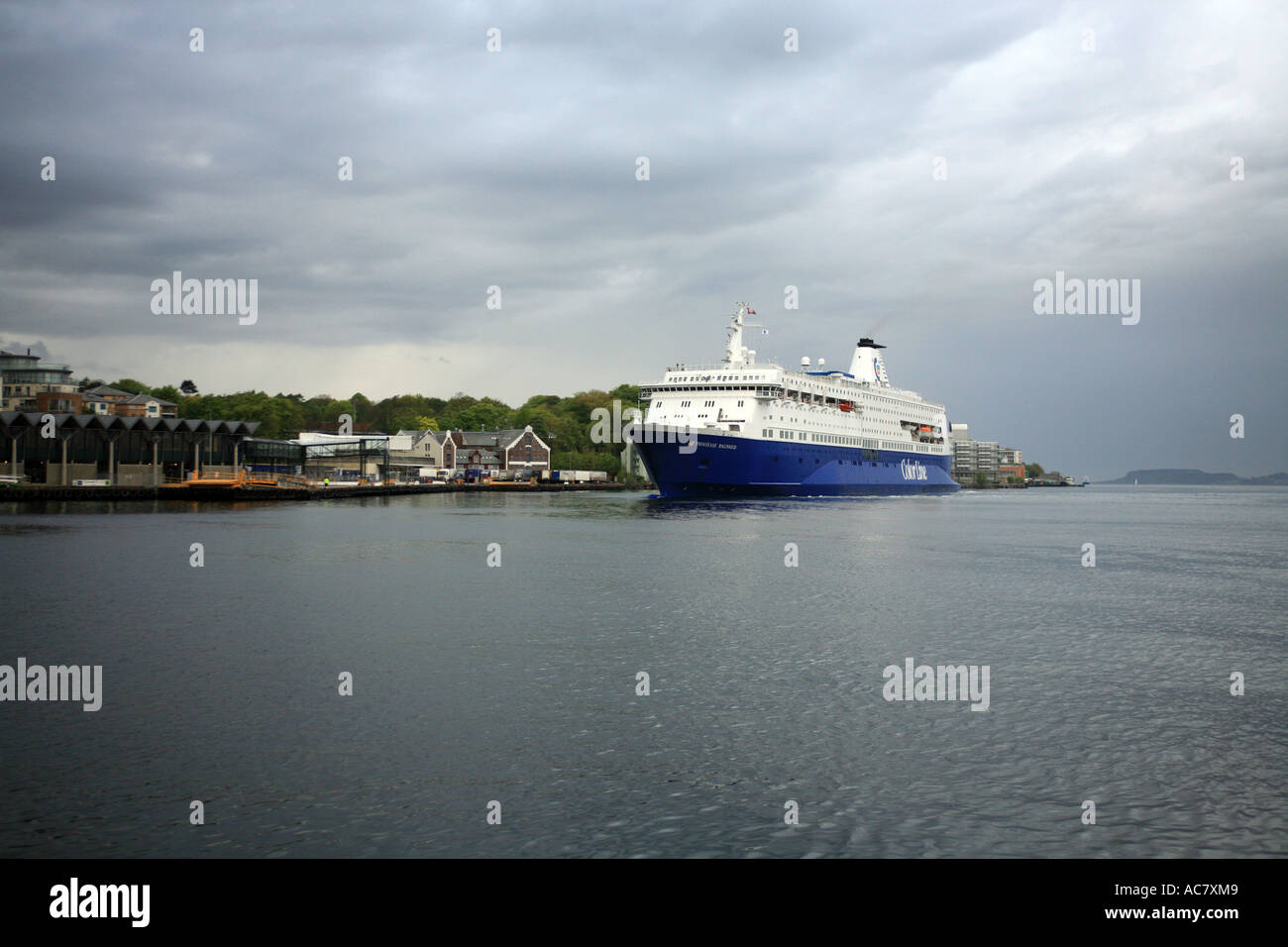 Luxury liner, Stavanger, Norway Stock Photo