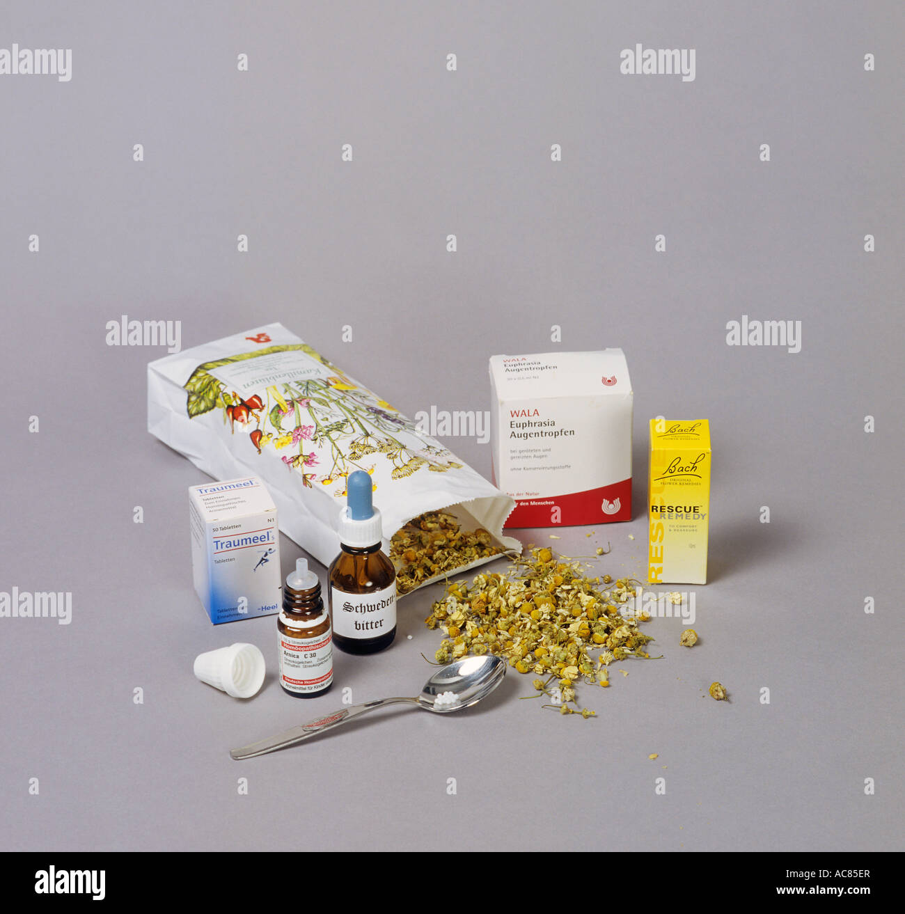 natural remedies homeopathy for rabbits Stock Photo Alamy