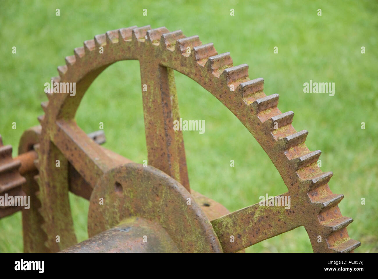 Rusty cog Wheel Stock Photo