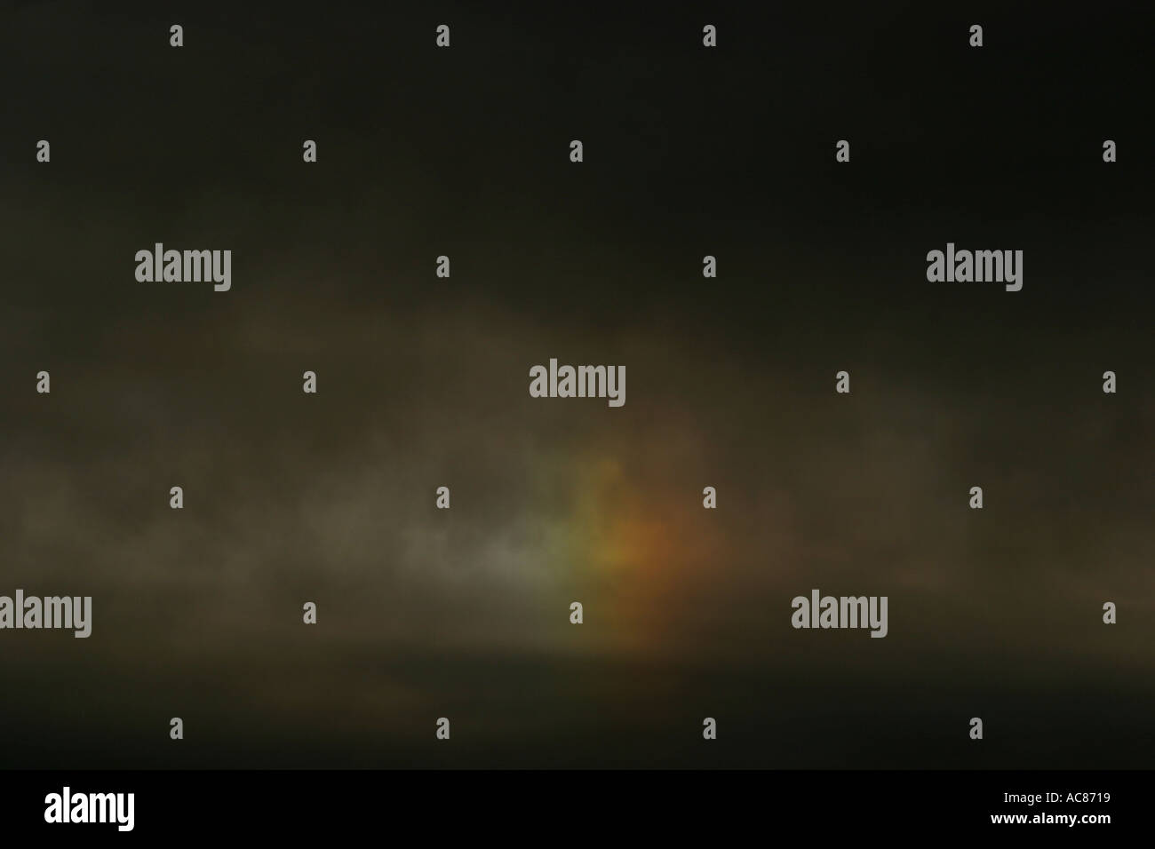 Rainbow between dark clouds hi-res stock photography and images - Alamy