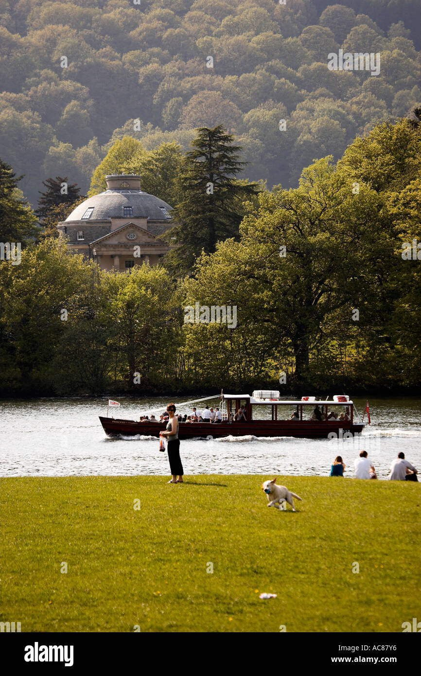 Views Around Bownesson Windermere & Lake Windermere Cumbria UK Stock