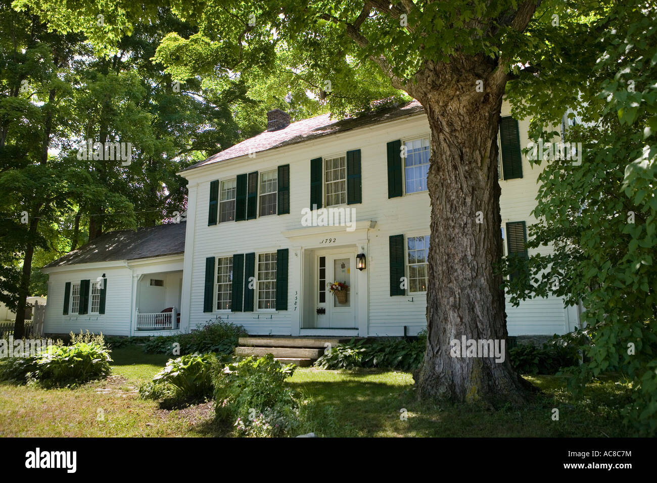 Norman Rockwell house Arlington Vermont Bennington County Stock Photo