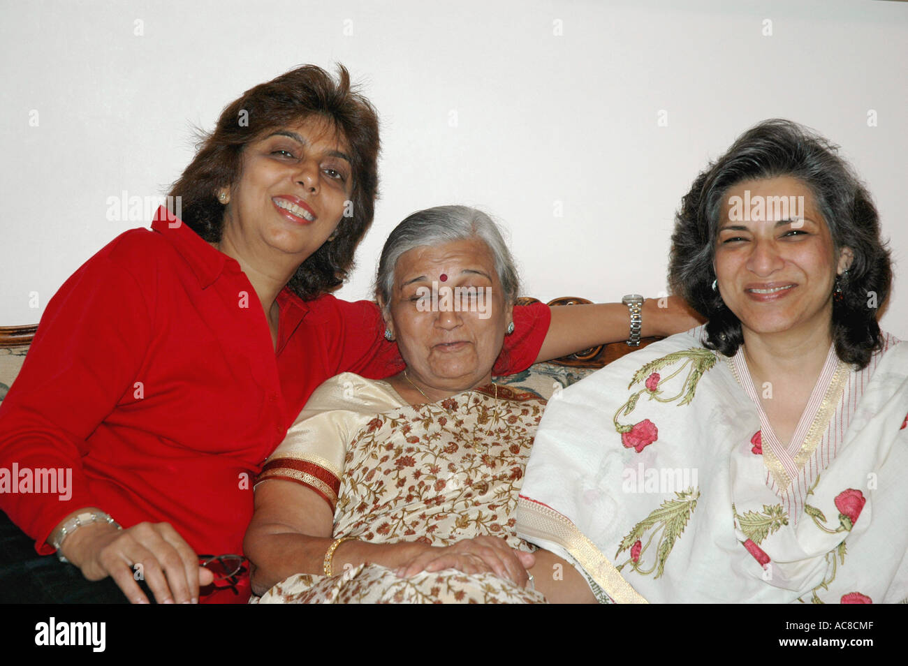 SMA79128 Indian Mother and Daughters Model Released Stock Photo